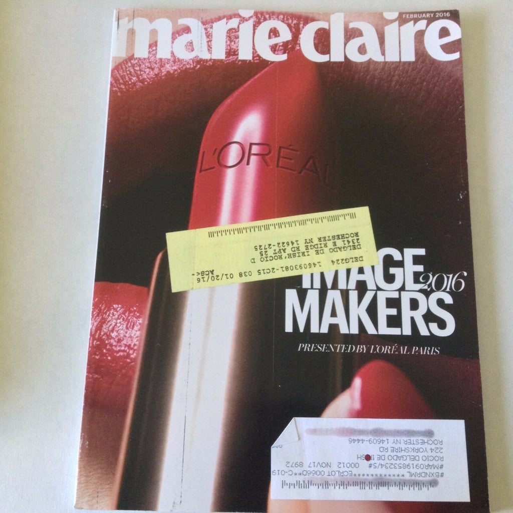 Marie Claire Magazine image Makers Loreal Paris February 2016 060717nonrh