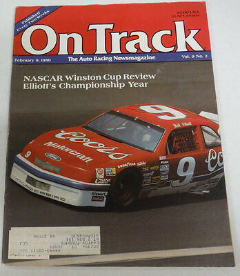 On Track Magazine Nascar Winston Cup Review February 1989 080614R