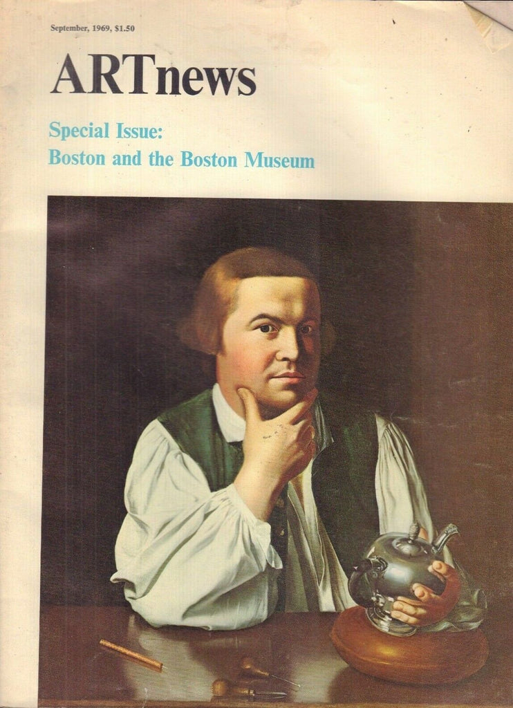 Art News Magazine Boston & The Boston Museum September 1969 032118nonr