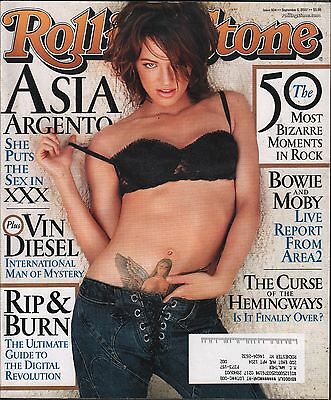Rollingstone September 5 2002 Asia Argento, David Bowie w/ML VG 021016DBE