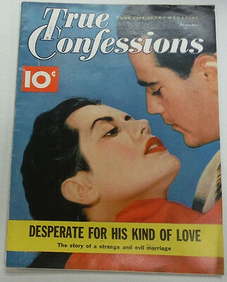 True Confessions Magazine Desperate For His Kind Of Love December 1952 070115R2