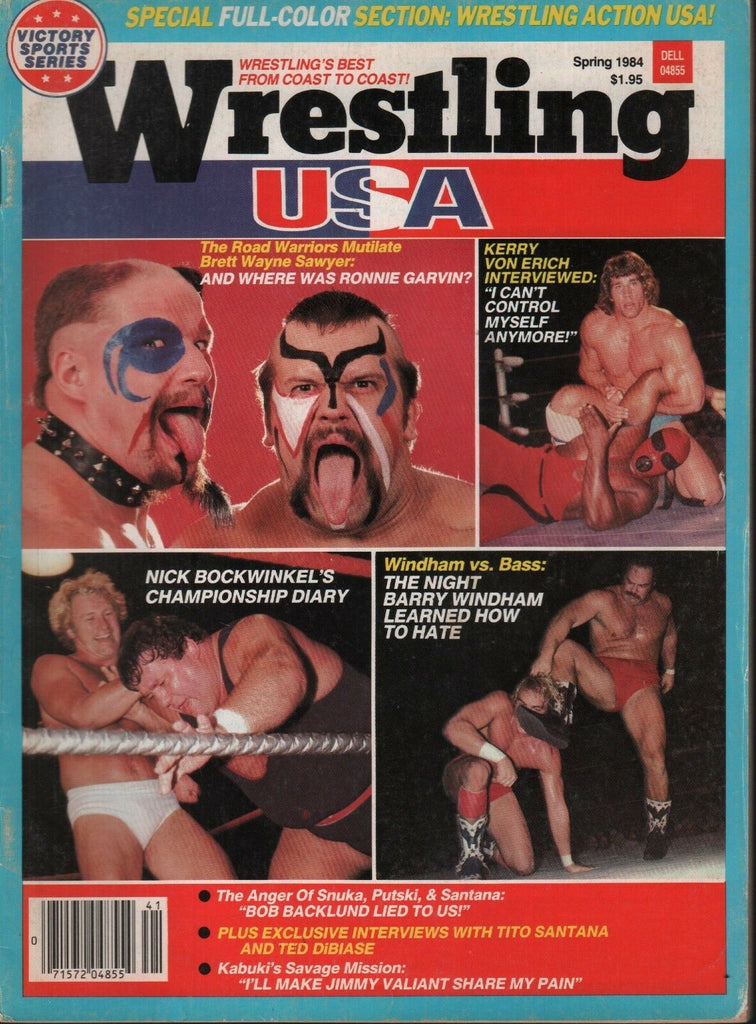 Wrestling USA Spring 1984 Kerry Von Erich Nick Bockwinkel 101518ame3