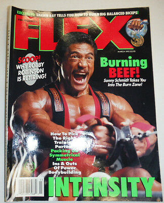 Flex Magazine Sonny Schmidt & Robby Robinson March 1992 112114R