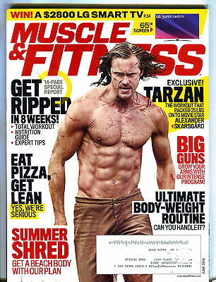 Muscle & Fitness Magazine June 2016 Alexander Skarsgard EX 080816jhe