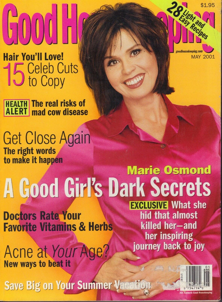 Good Housekeeping Magazine May 2001 Marie Osmond 090517nonjhe