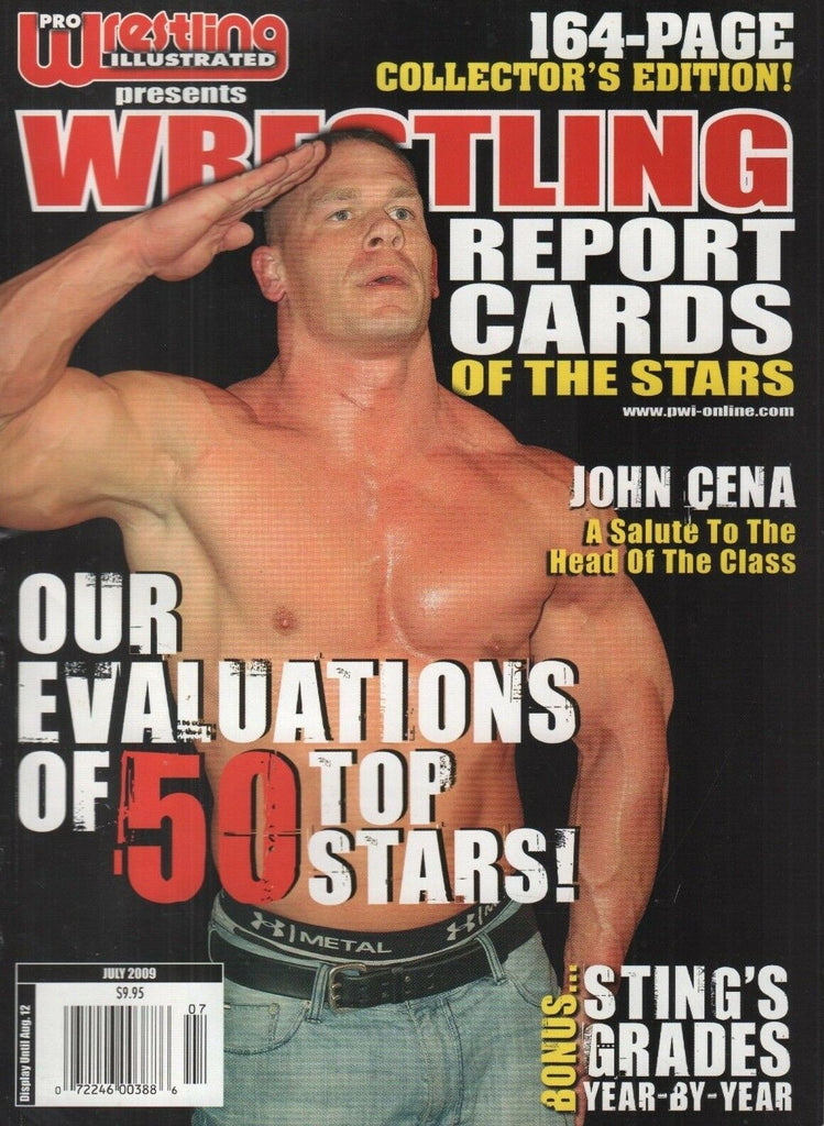 Pro Wrestling Illustrated July 2009 John Cena Sting 010418AME