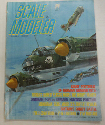 Scale Modeler Magazine Russian T-34 Vs German Panther January 1971 042515R