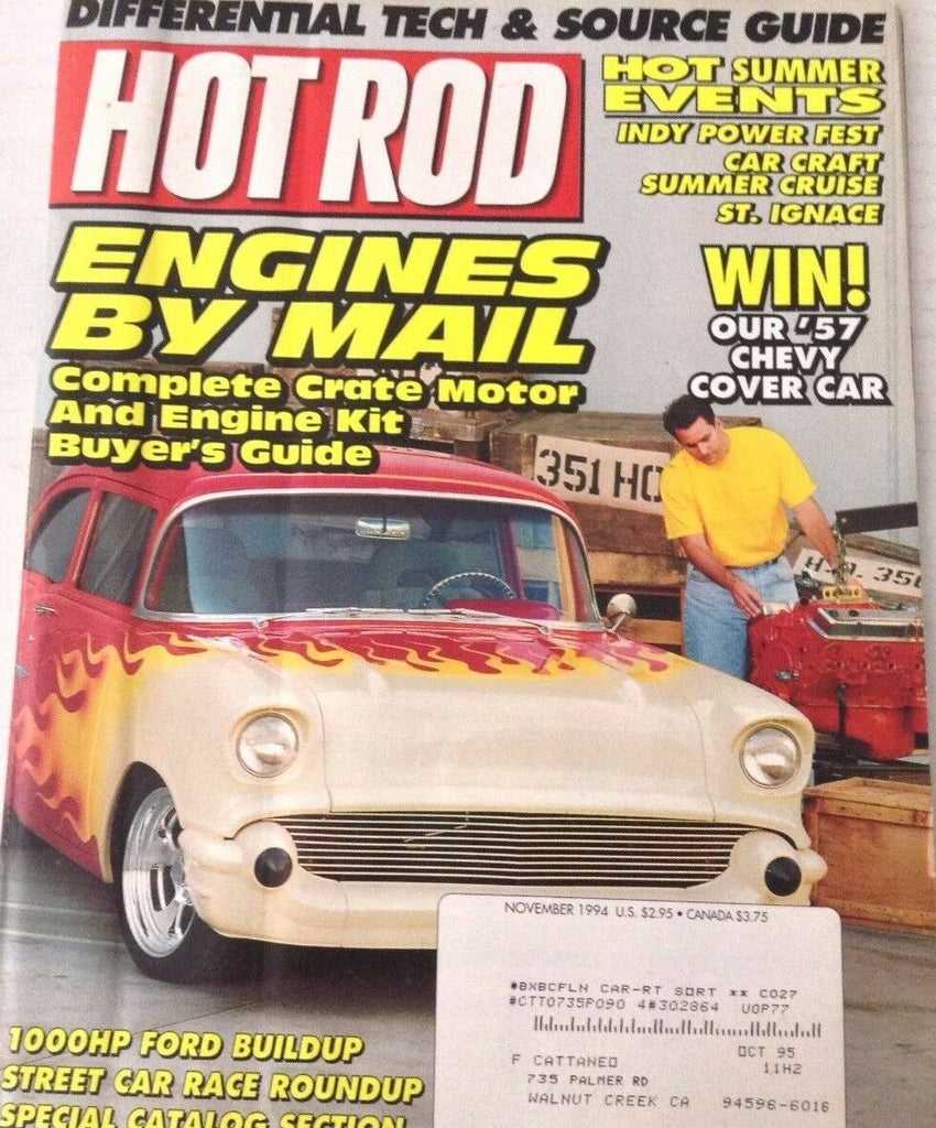Hot Rod Magazine Engines By Mail November 1994 080317nonrh