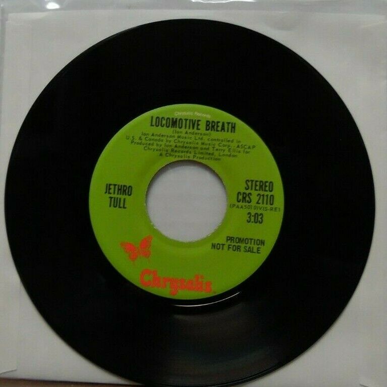 Jethro Tull 45RPM PROMO #CRS-2110 022220LLE45