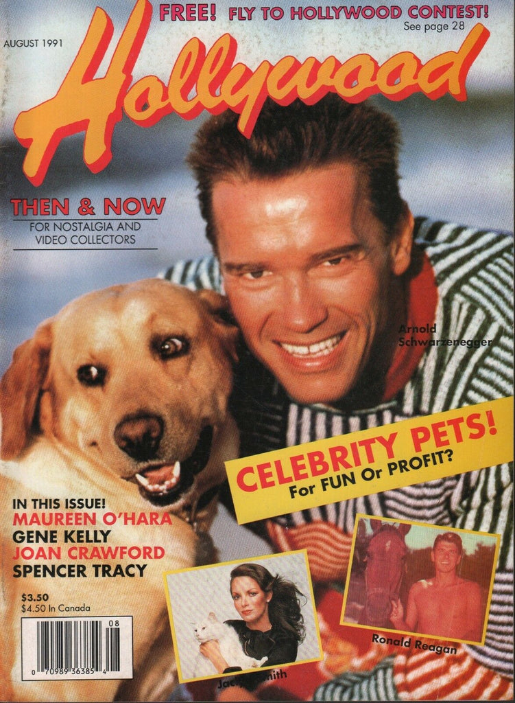 Hollywood August 1991 Arnold Schwarzenegger Ronald Reagan 062718DBE