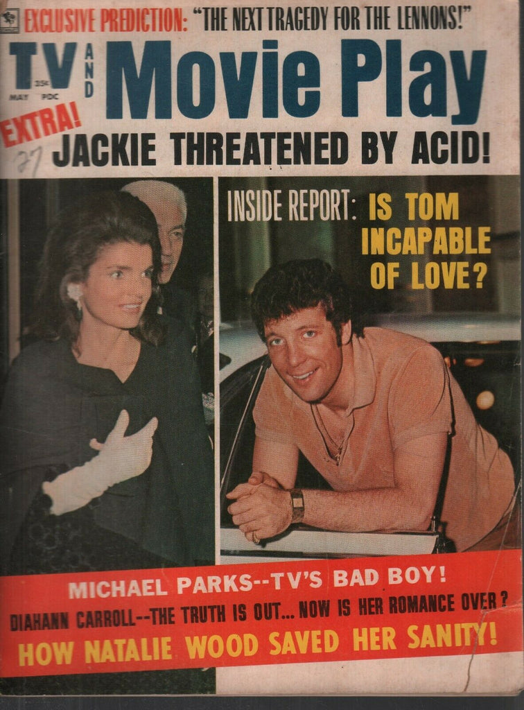 TV and Movie Play May 1970 Jackie Kennedy Onassis The Lennons 073019AME