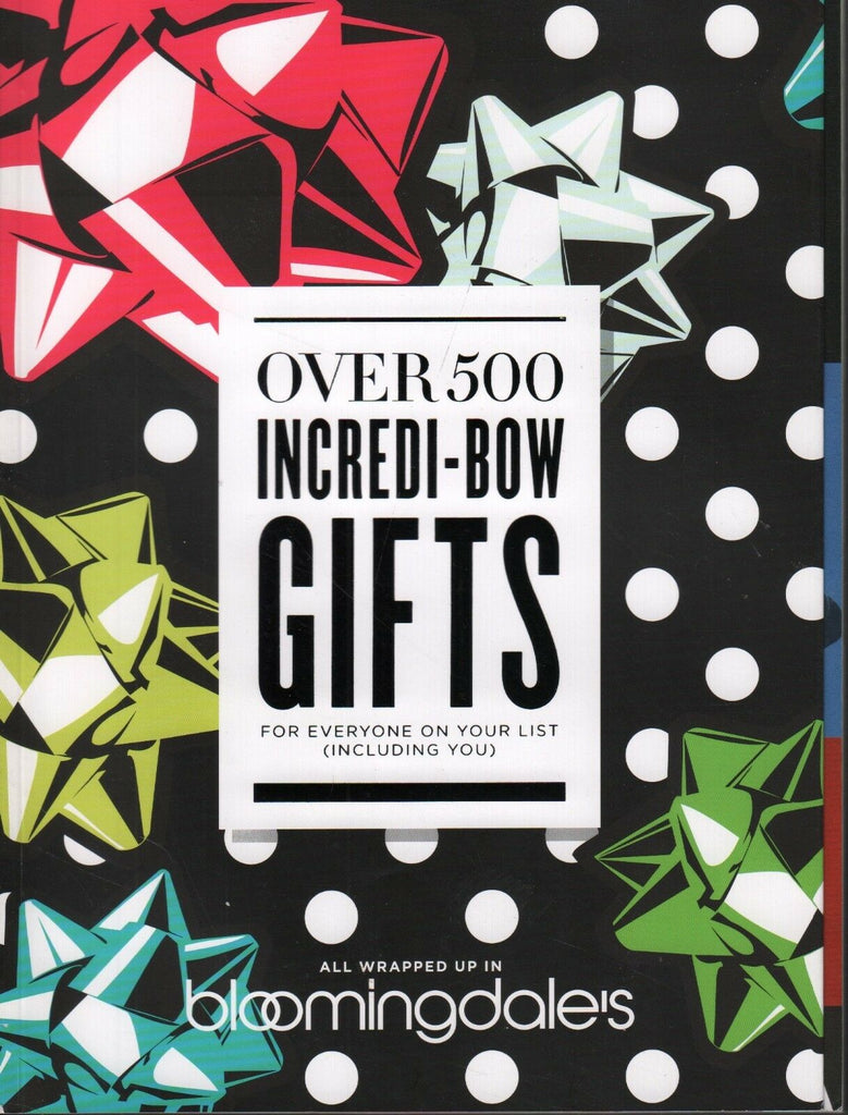 Bloomingdales Over 500 Incredi-Bow Gifts 2014 106pgs Catalog 111518DBE