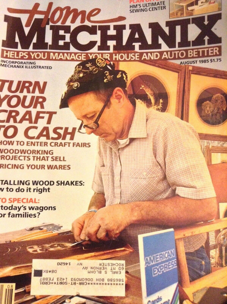 Home Mechanix Magazine Turn Your Craft To Cash August 1985 042118nonrh