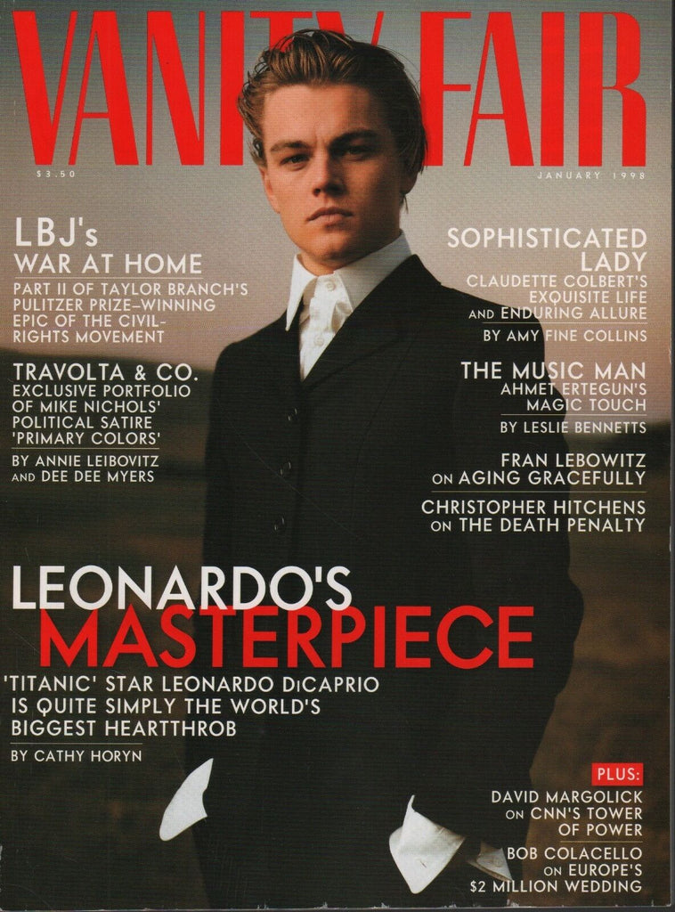 Vanity Fair January 1998 Leonardo DiCaprio Fran Lebowitz 070318DBE2