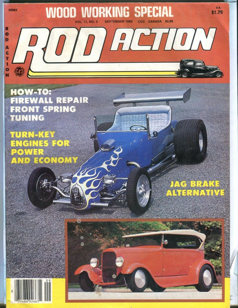 Rod Action Magazine September 1982 Wood Working Special VG No ML 031417nonjhe