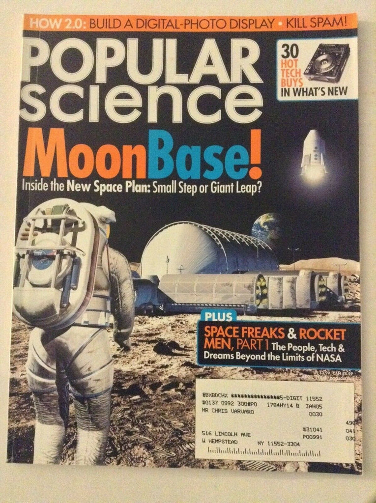 Popular Science Magazine Moon Base New Space Plan April 2004 060119nonrh