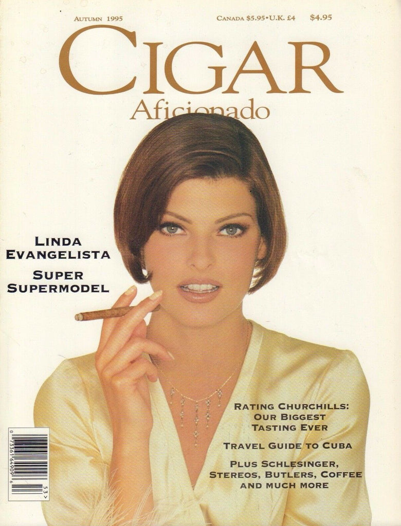 Cigar Aficionado Autumn 1995 Linda Evangelista 050317nonDBE2