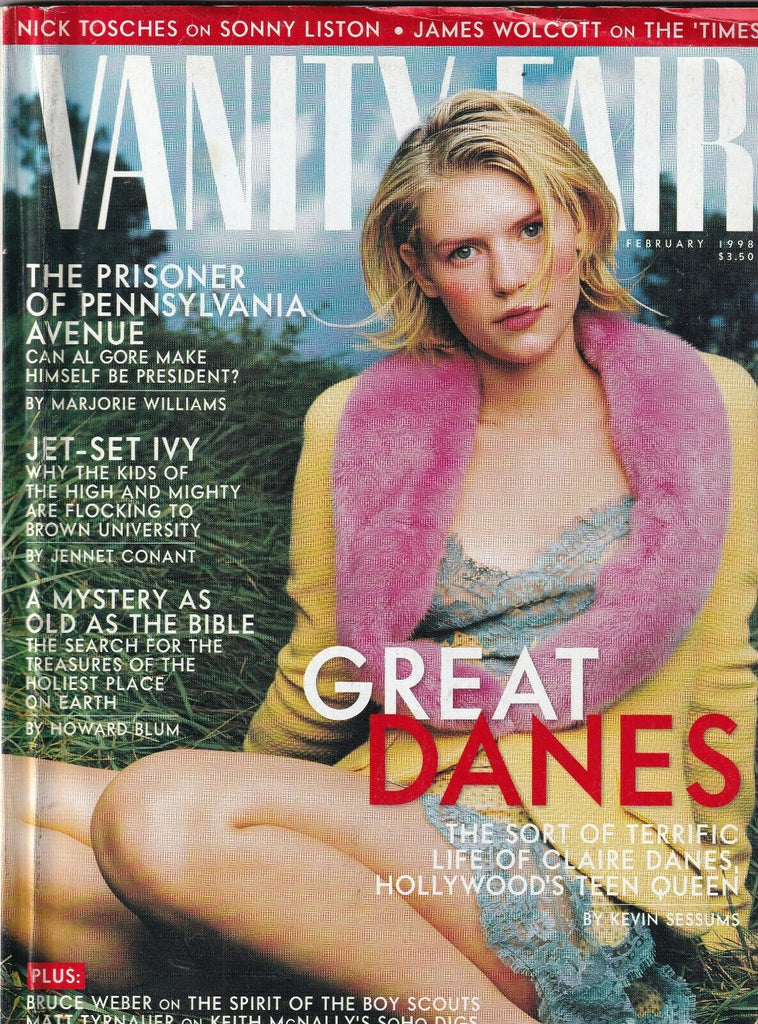 Vanity Fair Claire Danes Bruce Weber Matt Tyrnauer February 1998 100819nonr