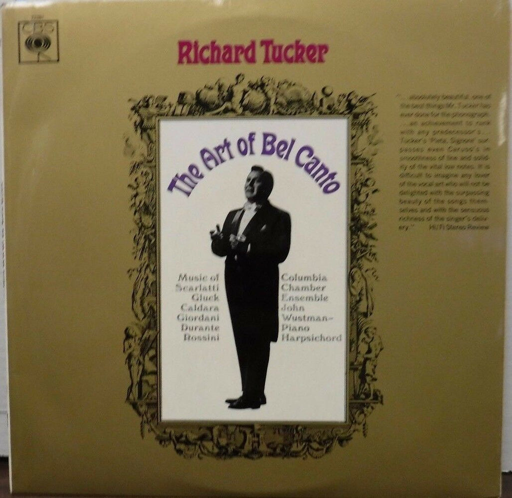Richard Tucker The Art of Bel Canto 33PM BRG72381 111116LLE