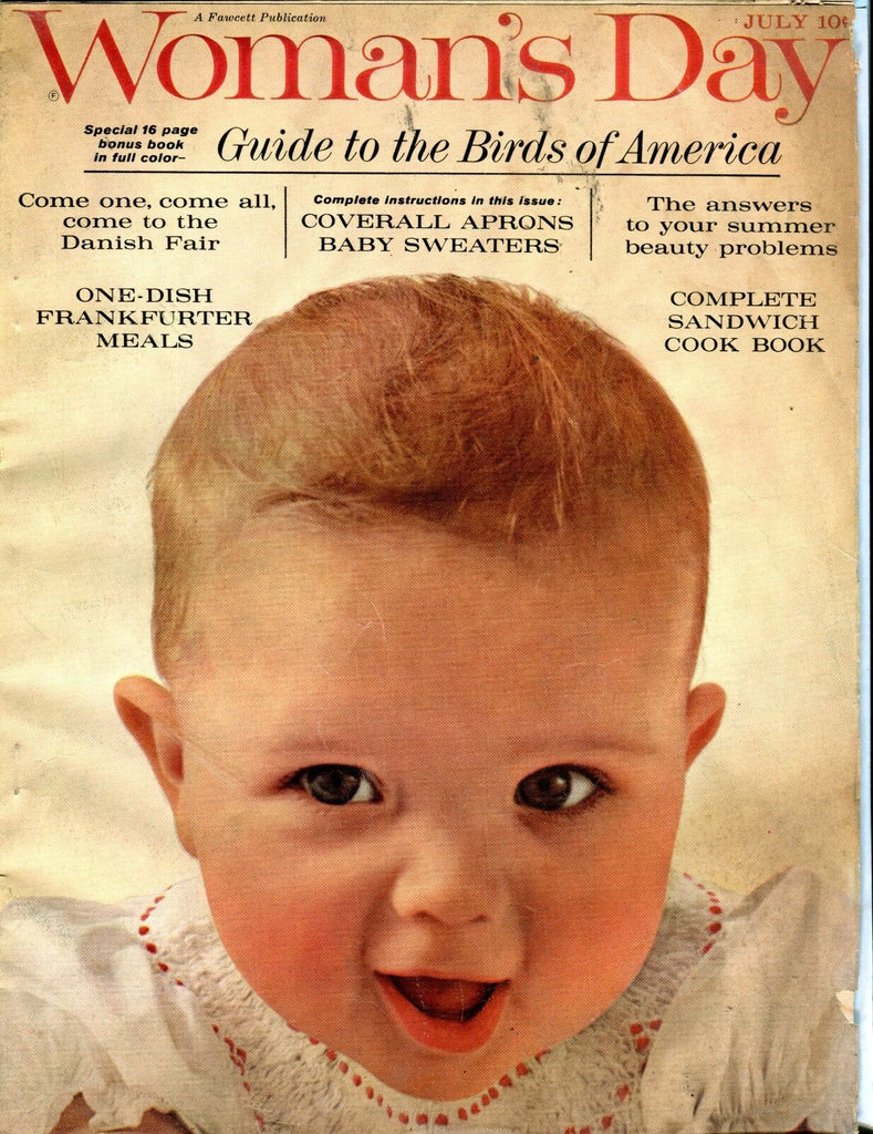 Woman's Day Magazine July 1963 Birds Of America VG NO ML 091316jhe