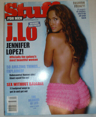Stuff Magazine Jennifer Lopez & Sex Without Baggage September 2001 NO ML 021115R