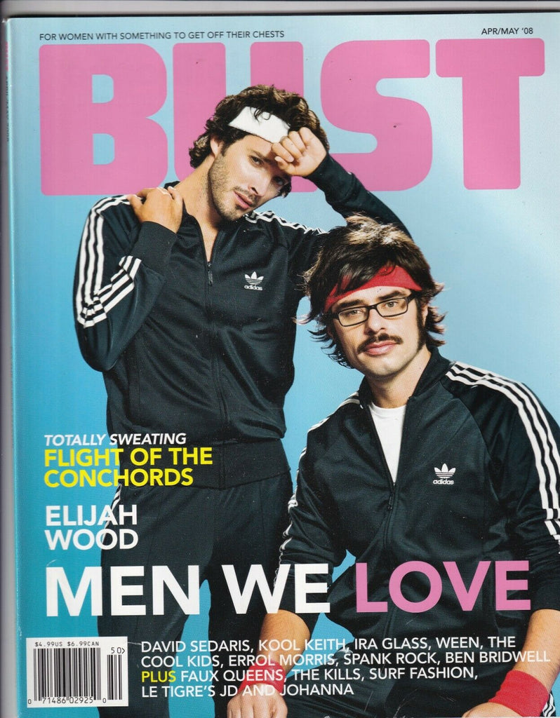 Bust Magazine Elijah Wood David Sedaris April/May 2008 SEALED 090319nonr