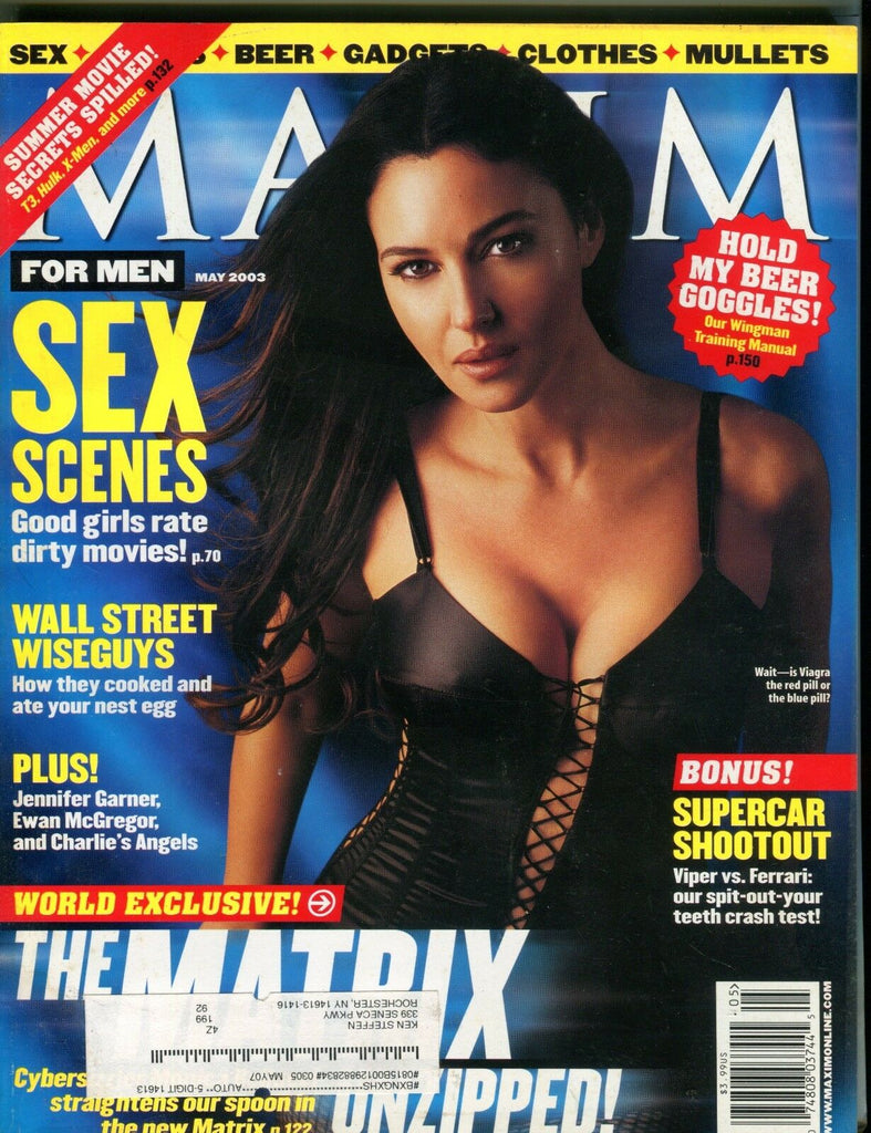 Maxim Magazine May 2003 The Matrix Unzipped EX w/ML 101016jhe