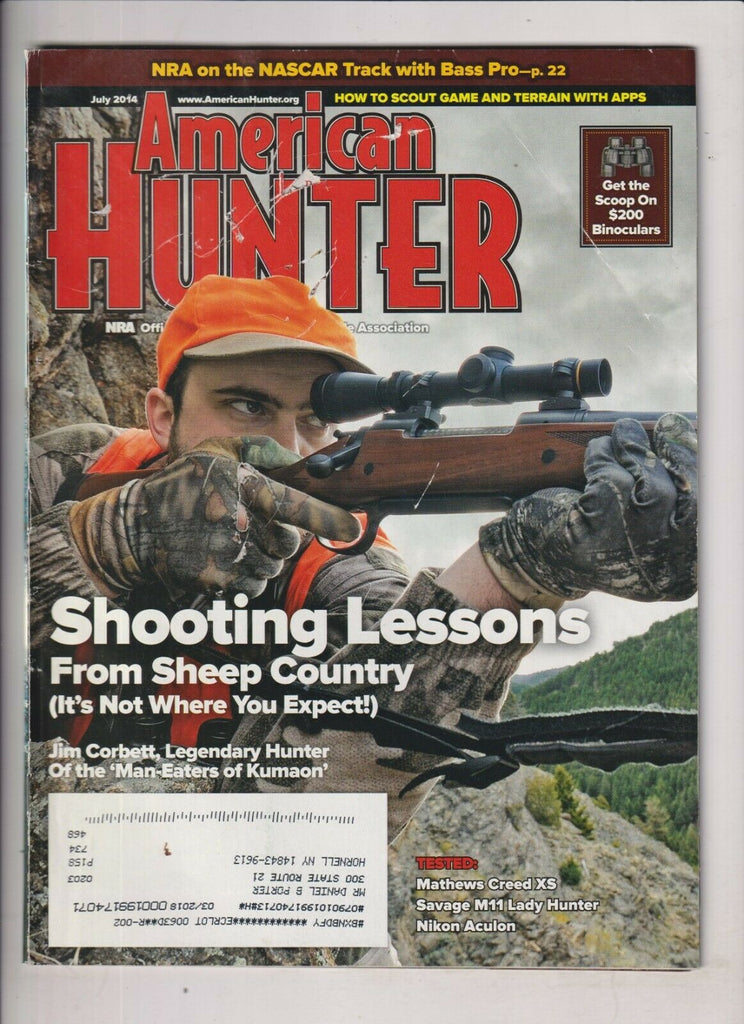 American Hunter Shooting Lessons From Sheep Country July 2014 021020nonr