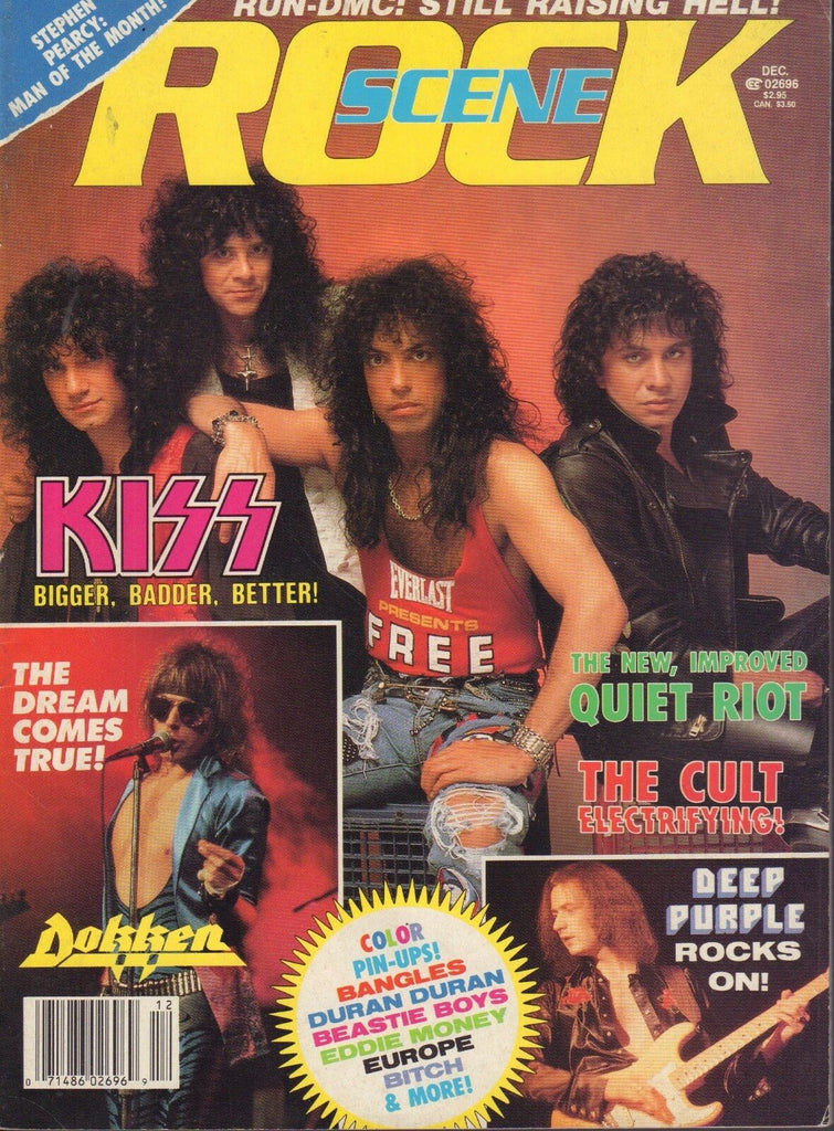 Rock Scene December 1987 Kiss, Dokken, Deep Purple 032917nonDBE2