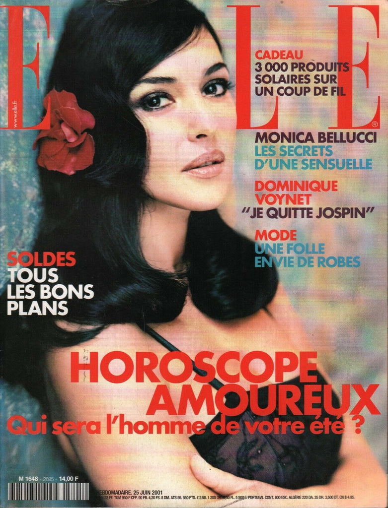 Elle French Fashion June 25 2001 Monica Bellucci Dominique Voynet 0914 –  mr-magazine-hobby