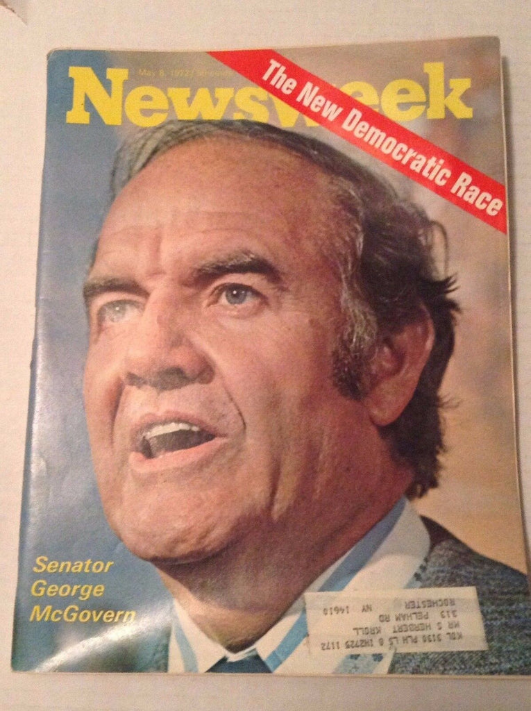 Newsweek Magazine Senator George McGovern May 8, 1972 101216R2