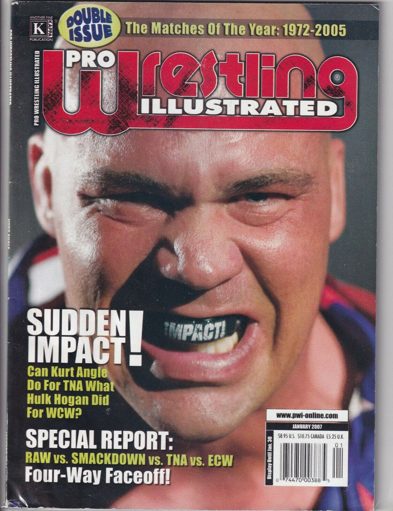 Pro Wrestling Illustrated Kurt Angle Hulk Hogan January 2007 061919nonr
