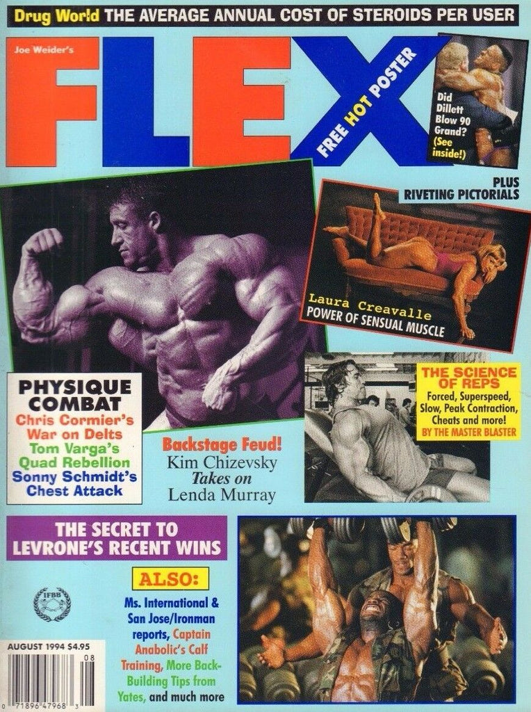 Flex August 1994 Arnold Schwarzenegger, Kim Chizevsky 060817nonDBE