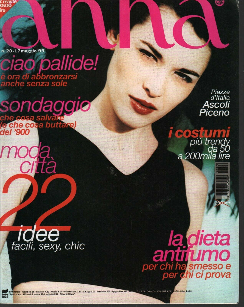 Anna Italian Fashion Magazine May #20-17 1999 Eddy Kohli 030320AME