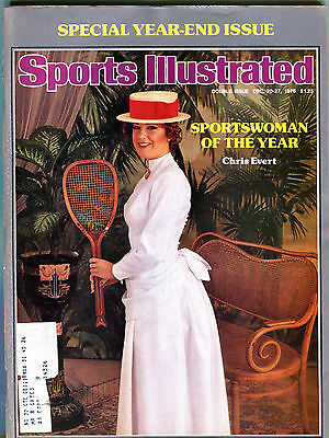 Sports Illustrated Magazine December 20-27 1976 Chris Evert EX 041216jhe