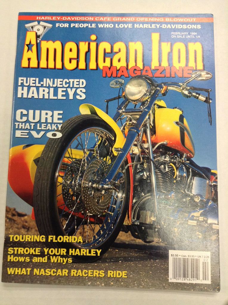 American Iron Magazine Fuel Injected Harleys & Evo February 1994 031017NONRH