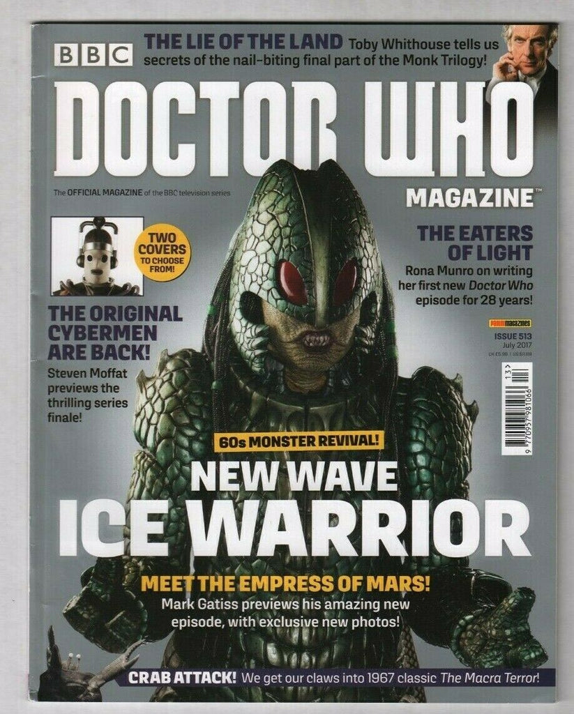 BBC Doctor Who Mag Ice Warrior Mark Gatiss Peter Capaldi July 2017 031720nonr