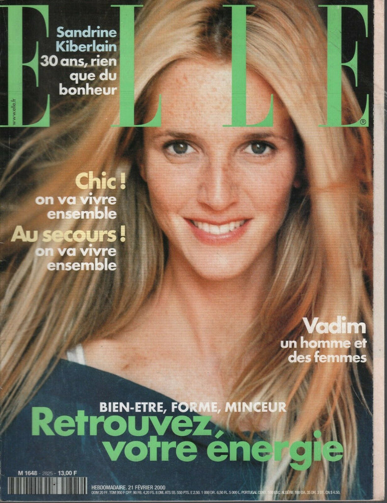 Elle French Magazine 21 Fevrier 2000 Sandrine Kiberlain 090919AME