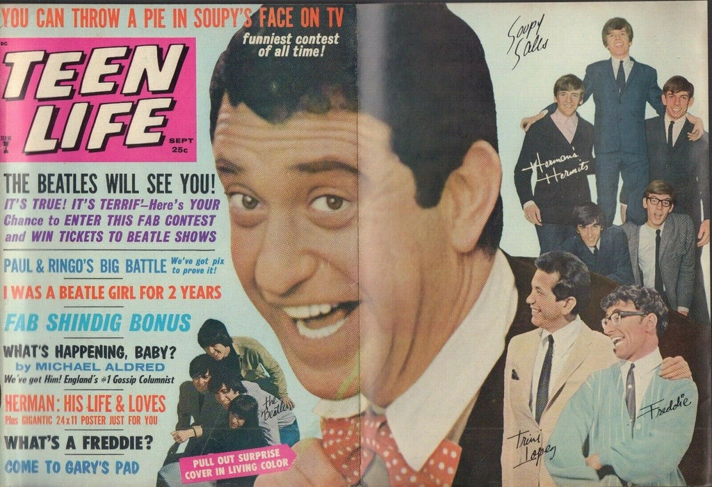 Teen Life September 1965 The Beatles Adam Faith Jeff Colson 021419DBE