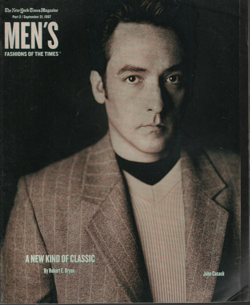 New York Times Men's Fashions pt 2 Sept 21 1997 John Cusack 031620AME