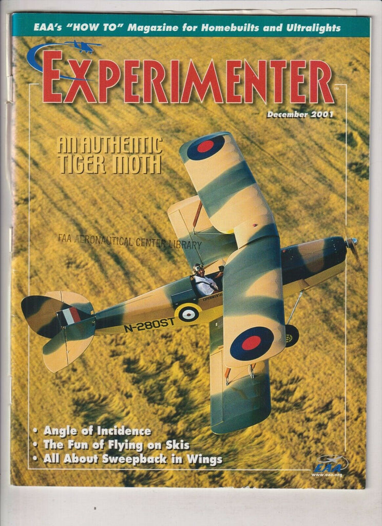 Experimenter Aviation Mag Authentic Tiger Moth December 2001 040420nonrh