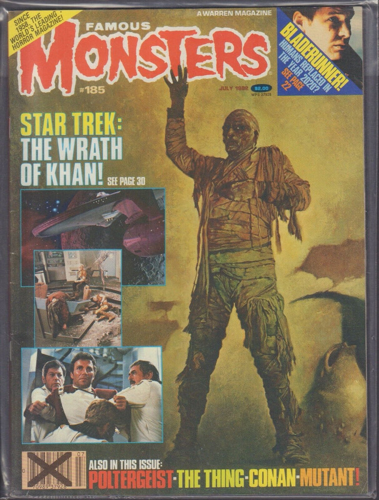 Famous Monsters July 1982 Star Trek Wrath of Khan Conan The Thing 013018DBE