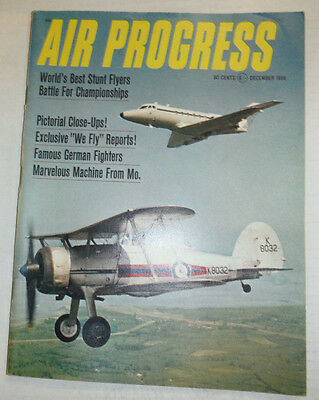 Air Progress Magazine Stunt Flyer Battle For Championships December 1966 040915R