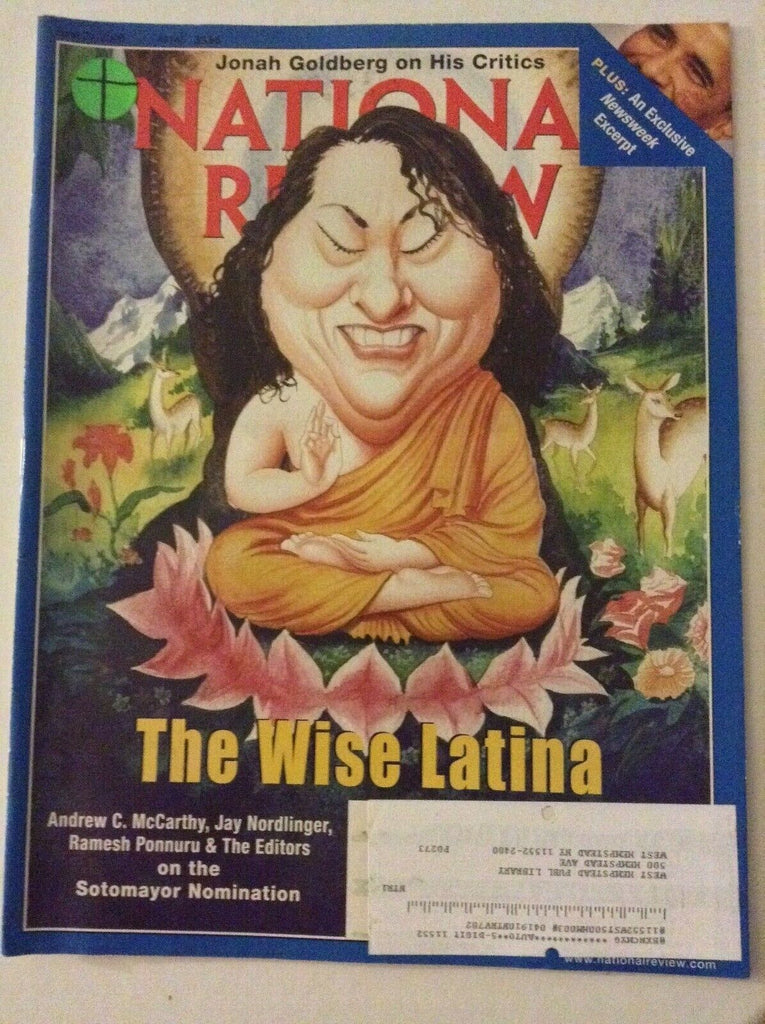 National Review Magazine The Sotomayor Nation June 22, 2009 060619nonrh