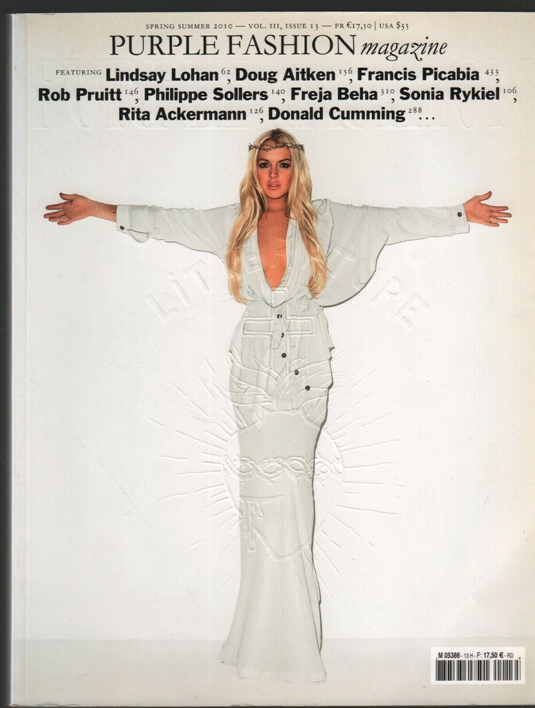 Purple Fashion Magazine Spring Summer 2010 Lindsay Lohan Rob Pruitt 020821ame2