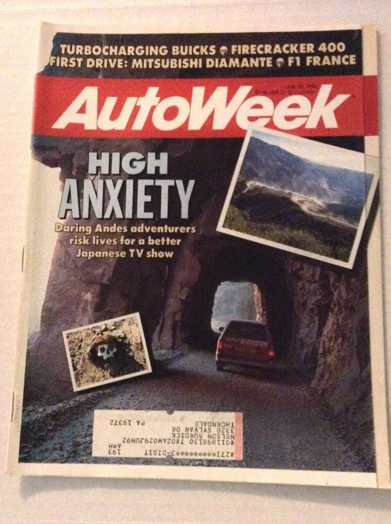 Autoweek Magazine Magazine Turbocharging Buicks July 16, 1990 011717RH