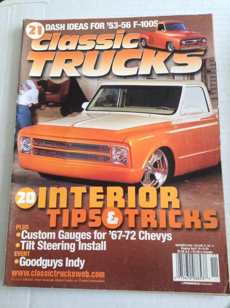 Classic Trucks Magazine 20 Interior Tips & Tricks November 2003 032217NONRH