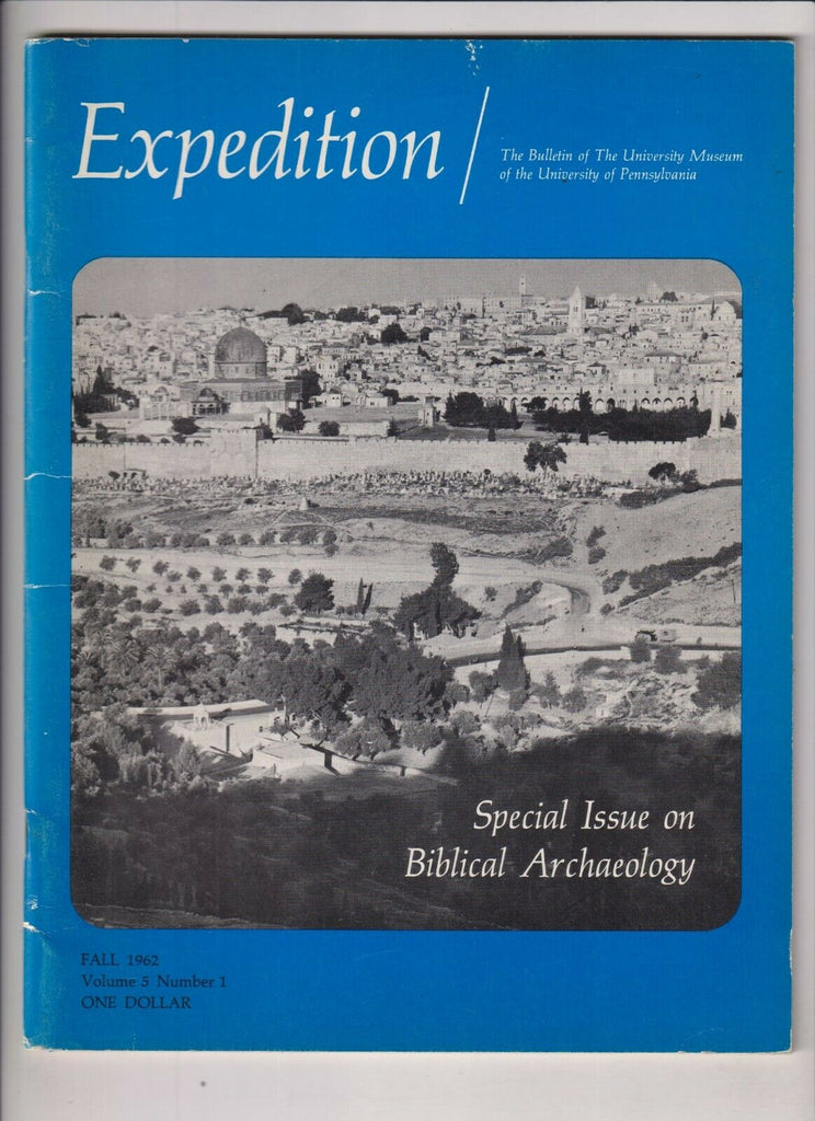 Expedition Archaeology Mag Biblical Fall 1962 112719nonr