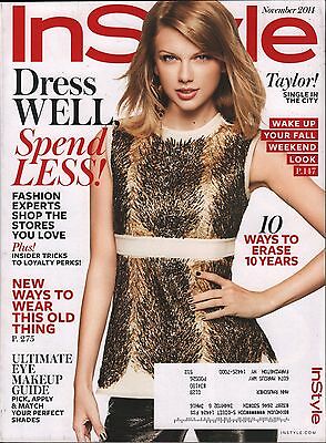 Instyle November 2014 Taylor Swift, Eye Makeup Guide w/ML EX 010616DBE