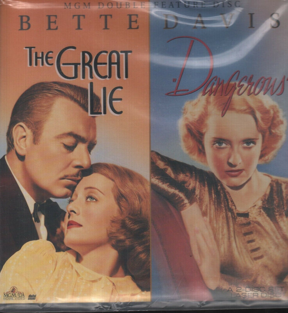 The Great Lie Dangerous Bette Davis MGM/UA B&W 1992 Laserdisc 110818AMLD